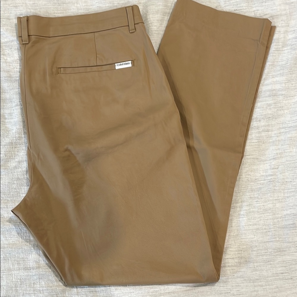 Calvin Klein Tan Chinos Classic Style